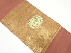 花模様刺繍名古屋帯